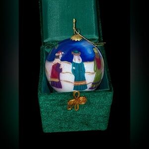 Vintage Pier 1 Imports Li Bien Christmas ornament featuring the Three Wise Men